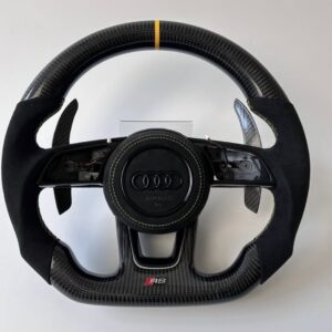 2008-2024 Audi R8/TTRS Custom Carbon Fiber Steering Wheel ( Fits 2008+ Models with Selected Upgrades )