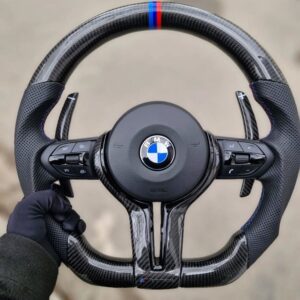 BMW M-Sport and M Models (2, 3, 4, 5, 6, 7, 8 Series, (2014-2020) Custom Carbon Fiber Steering Wheel