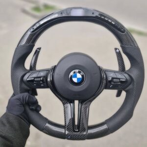 BMW M-Sport and M Models (2, 3, 4, 5, 6, 7, 8 Series, (2014-2020) Custom Carbon Fiber Steering Wheel