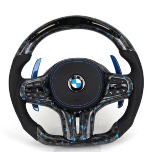 BMW M-Sport and M Models (2, 3, 4, 5, 6, 7, 8 Series, (2014-2020) Custom Carbon Fiber Steering Wheel