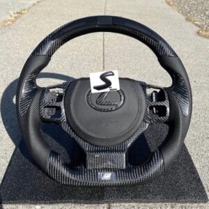 BLACK LEXUS IS CARBON FIBER STEERING WHEEL