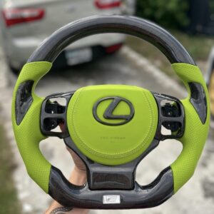 CUSTOM LEXUS IS CARBON FIBER STEERING WHEEL