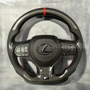 LEXUS RX350 450h / ES350 ES300/ GS350 GS450 / LX570 / GX460 / GS300 GS200T Carbon Fiber Steering Wheel