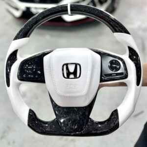 Honda 2015+ Civic FC / FK7 / FK8 Carbon Fiber Steering Wheel