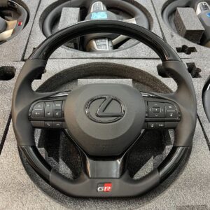 GR Style Glossy Black Steering Wheel for Lexus GX460 ES200 ES250 ES300h ES350 GS300 GS350 LX570