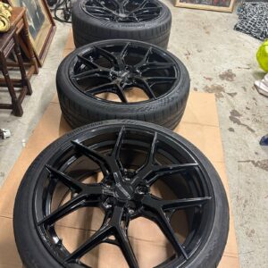 Gloss Black Hybrids forged wheels For Lexus IS/GS/RCF/LC