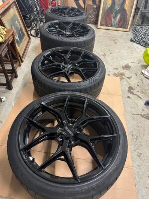 Gloss Black Hybrids forged wheels For Lexus IS/GS/RCF/LC